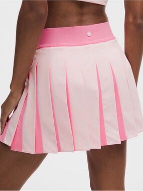 Lululemon Peek-A-Boo Pleat Mid-Rise
Tennis Skirt Candy Cloud Pink NWT XS S M L
